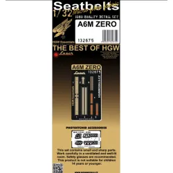 Hgw 132675 1/32 A6m Zero - Tracks Textile Belts Photo-etched Accessories