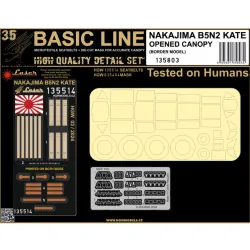 Hgw 135803 1/35 B5n2 Kate Opened C - Basic Line Accessories Kit