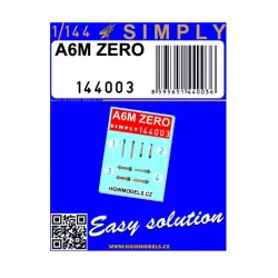 Hgw 144003 1/144 A6m Zero - Seatbelts Aircraft Accessories