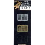 Hgw 148012 1/48 Wwi Instrument Bezels Photo-etched Parts 3 Pcs