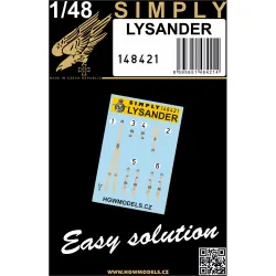 Hgw 148421 1/48 Westland Lysander Seatbelts
