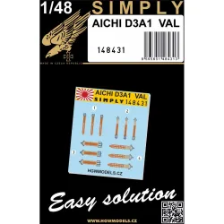 Hgw 148431 1/48 Aichi D3a1 Val Seatbelts