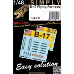 Hgw 148435 1/48 B-17 Flying Fortress Seatbelts