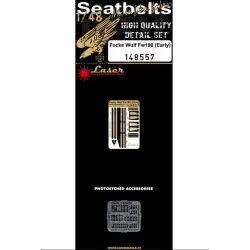 Hgw 148557 1/48 Seatbelts For Fw 190 Early Accessories For Aircraft
