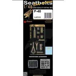 Hgw 148599 1/48 P-40 - Seatbelts Accessories Kit