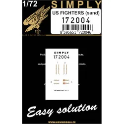 Hgw 172004 1/72 Seatbelts For Us Fighters Accessories For Aircraft