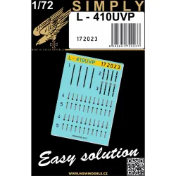 Hgw 172023 1/72 L-410uvp Turbolet Seatbelts