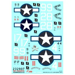 Hgw 232907 1/32 F4u-1a Vf-17 Jolly Rogers Part 3 Wet Decal