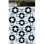 Hgw 232921 1/32 Decal For P-47 Thunderbolt Us National Insignia 1944-1945 Wet Transfer