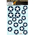 Hgw 232922 1/32 Decal For P-47 National Insigna 1942-1943 Wet Transfer