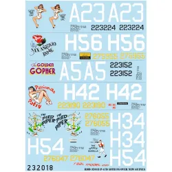 Hgw 233918 1/32 P-47d 58th Over New Guinea Wet Decal
