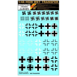 Hgw 248085 1/48 Decal For Focke Wulf Fw 190a/F Crosses Accessories For Aircraft
