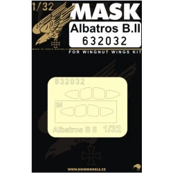 Hgw 632032 1/32 Mask For Albatros B.ii For Wingnut Wings Accessories Kit