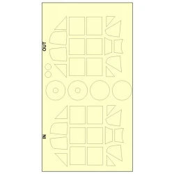 Hgw 632432 1/32 Inside And Outside Canopy Mask For Bf109e-4/7 For Hgw, Dragon