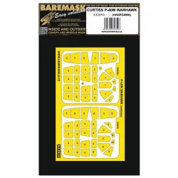 Hgw 632850 1/32 Masks For Curtiss P-40m Warhawk For Hasegawa