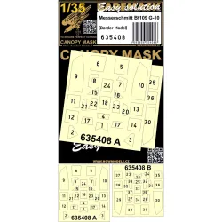 Hgw 635408 1/35 Bf109g-10 Mask Designed For Border Model