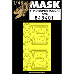 Hgw 648401 1/48 Masks For F-14d Super Tomcat For Amk