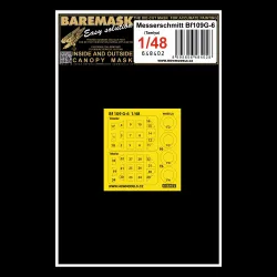 Hgw 648402 1/48 Masks For Messerschmitt Bf109g-6 For Tamiya