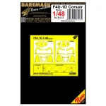 Hgw 648413 1/48 Masks For F4u-1d For Tamiya