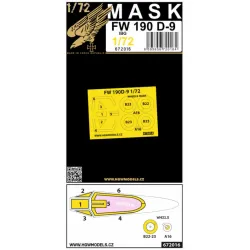 Hgw 672016 1/72 Masks For Focke-wulf Fw 190d For For Ibg