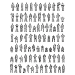 Ion Models K700-002 1/700 Kriegsmarine - On Duty 3d Printed Resin 90 Figures