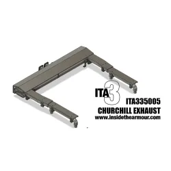 Inside The Armor Ita335005 1/35 Churchill Exhausts For Afv Club And Tamiya