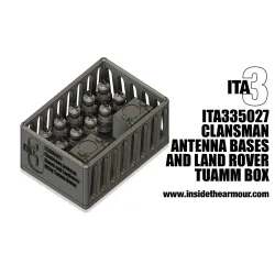 Inside The Armor Ita335027 1/35 Clansman Antenna Bases And Tuaam Wing Boxes