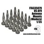 Inside The Armor Ita335079 1/35 Us Modern Afv Antenna Mounts