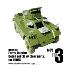 Inside The Armor 335106 1/35 Ferret Exterior Detail Set 2 W/ Clear Parts For Airfix