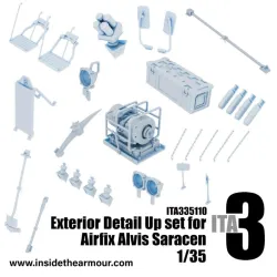 Inside The Armor Ita335110 1/35 Saracen Exterior Detail Up Set For Airfix