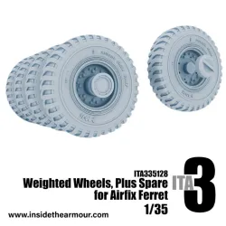 Inside The Armor 335128 1/35 Lightly Weighted Wheels For Airfix Ferret