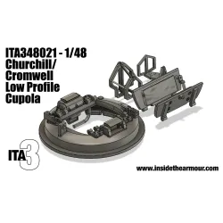Inside The Armor Ita348021 1/48 Churchill / Cromwell/ Sherman Low Profile Cupola