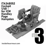 Inside The Armor Ita348052 1/48 Cockpit Upgrade With Seat For Icm Hampden