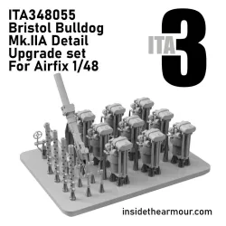 Inside The Armor Ita348055 1/48 Bristol Bulldog Mk.iia Exterior Upgrade For Airfix