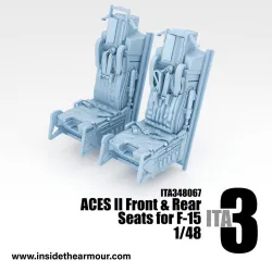 Inside The Armor Ita348067 1/48 Aces Ii Seats For F-15 2 Seats