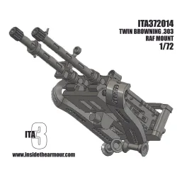 Inside The Armor Ita372014 1/72 Raf Twin Browning 303 Mount