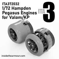Inside The Armor Ita372032 1/72 Pegasus Engines For Valom Kp Hampden