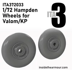 Inside The Armor Ita372033 1/72 Weighted Wheels For Valom/ Kp Hampden