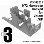 Inside The Armor Ita372033 1/72 Weighted Wheels For Valom/ Kp Hampden