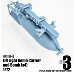 Inside The Armor Ita372040 1/72 Ijn Light Bomb Carriers With Bombs X4 Zero Val