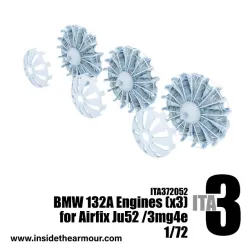 Inside The Armor Ita372052 1/72 Bmw 132a Engines For Airfix Ju52/3mg4e