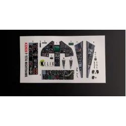 Kelik K32028 1/32 F-117a - Type 2 Interior 3d Decals For Trumpeter Kit