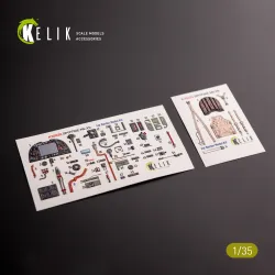 Kelik K35035 1/35 Spitfire Mk.vb Interior 3d Decals For Border Models Kit