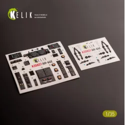 Kelik K35037 1/35 Ah-64e Apache Interior 3d Decals For Takom Kit