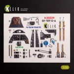 Kelik K35039 1/35 Bf-109 G-6 - Interior 3d Decals For Border Models Kit