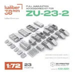 Kaliber38mm K38-a001 1/72 Towed 23 152mm Anti-aircraft Twin Barreled Autocannon Zu-23-2 Scale Model Kit