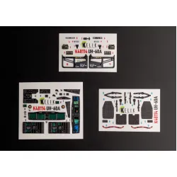 Kelik K48114 1/48 Uh 60a Black Hawk Type 2 Defence Intelligence Of Ukraine Interior 3d Decals For Icm Kit