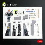Kelik K48116 1/48 F-106a Delta Dart - Interior 3d Decals For Trumpeter Kit