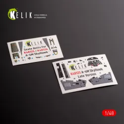 Kelik K48125 1/48 A-4m Late Production- Interior 3d Decals For Magic Factory