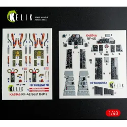 Kelik K48146 1/48 Rf-4e - Interior 3d Decals For Hasegawa Kit